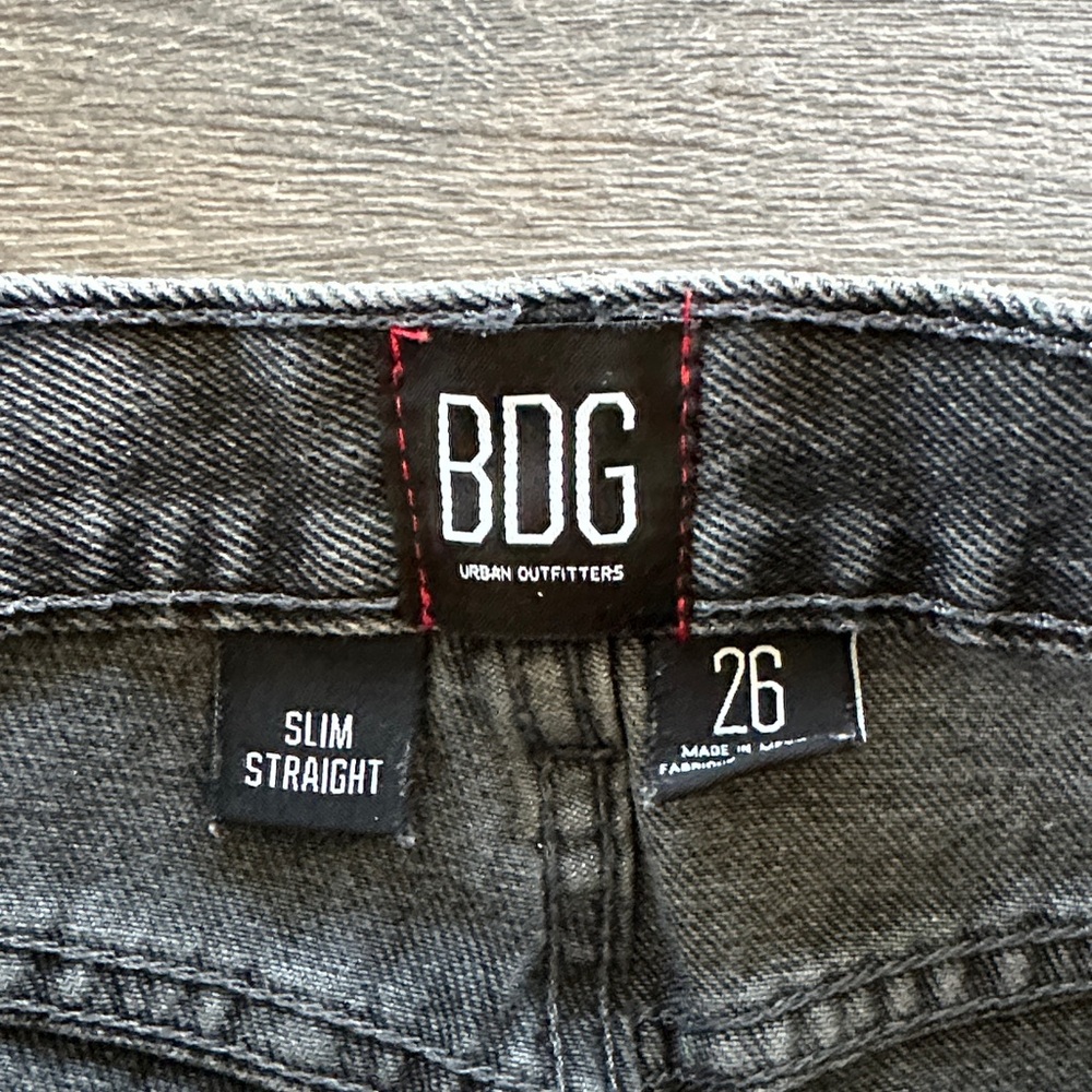 Bdg Urban Outfitters Black Patch Patchwork Slim S… - image 2